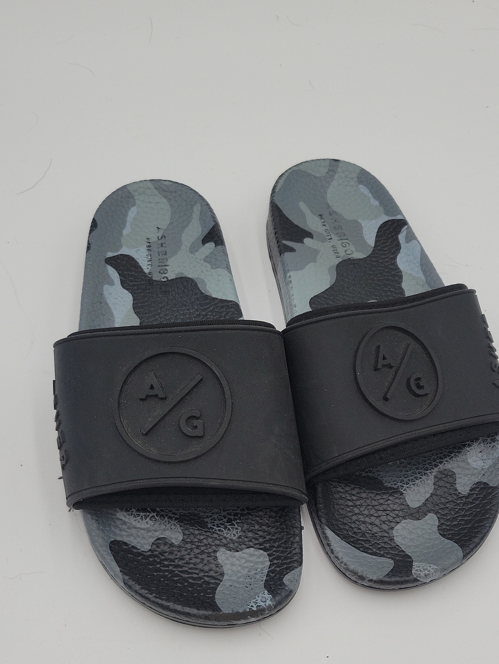 Asher Golf Men's Camo Slide Sandals size 38 US 6